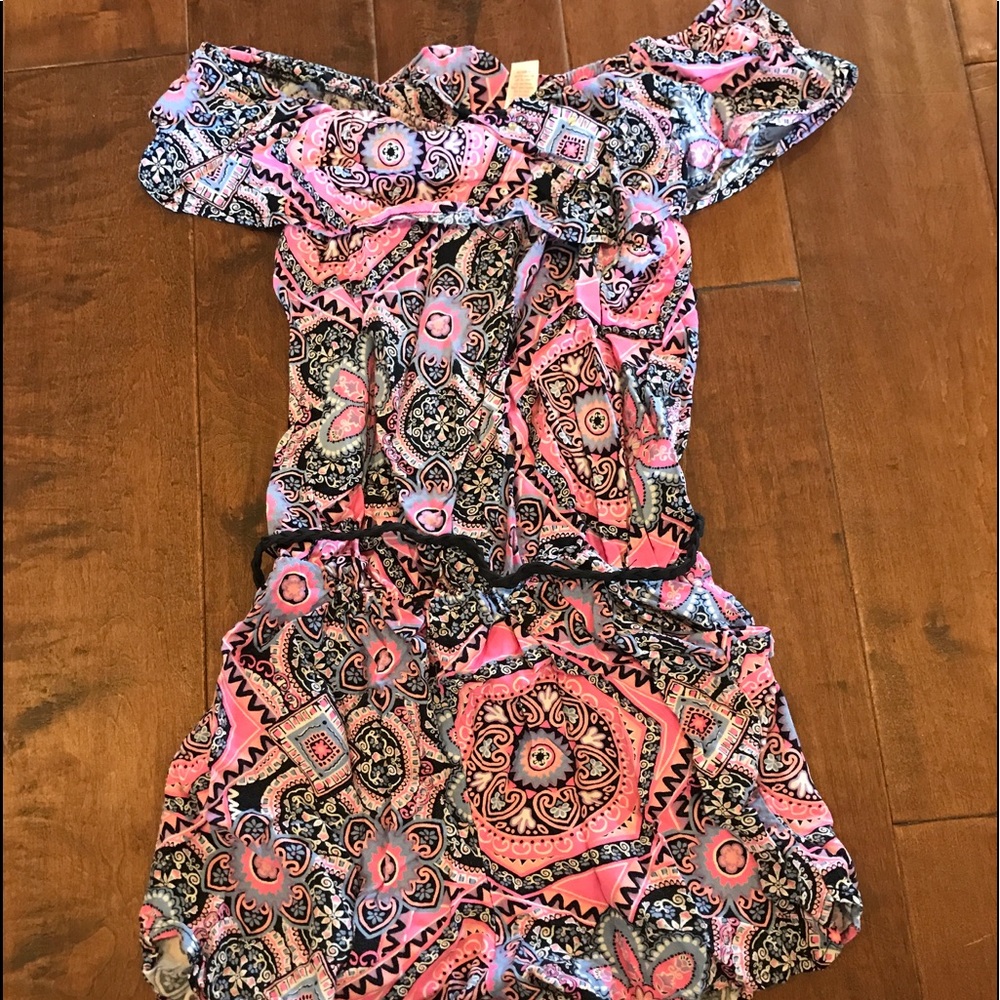 Girls Romper with belt